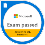 Microsoft 70-765 Badge SQL Consultant