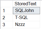 Between And Like in SQL Server Example Output